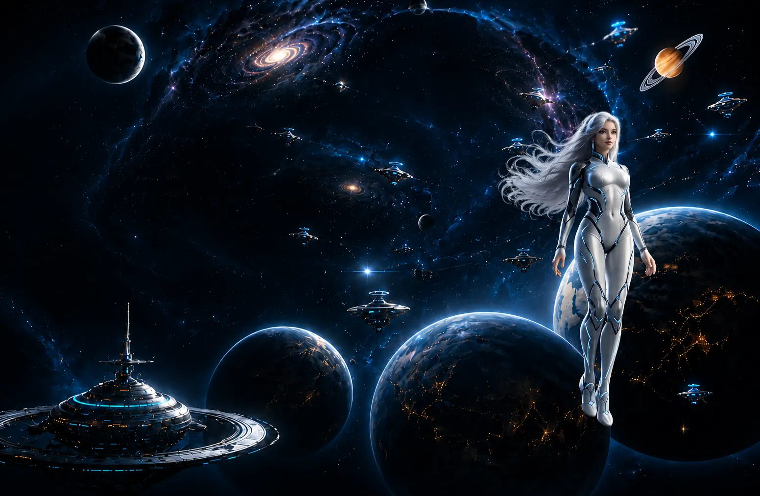 Tezverse space scene